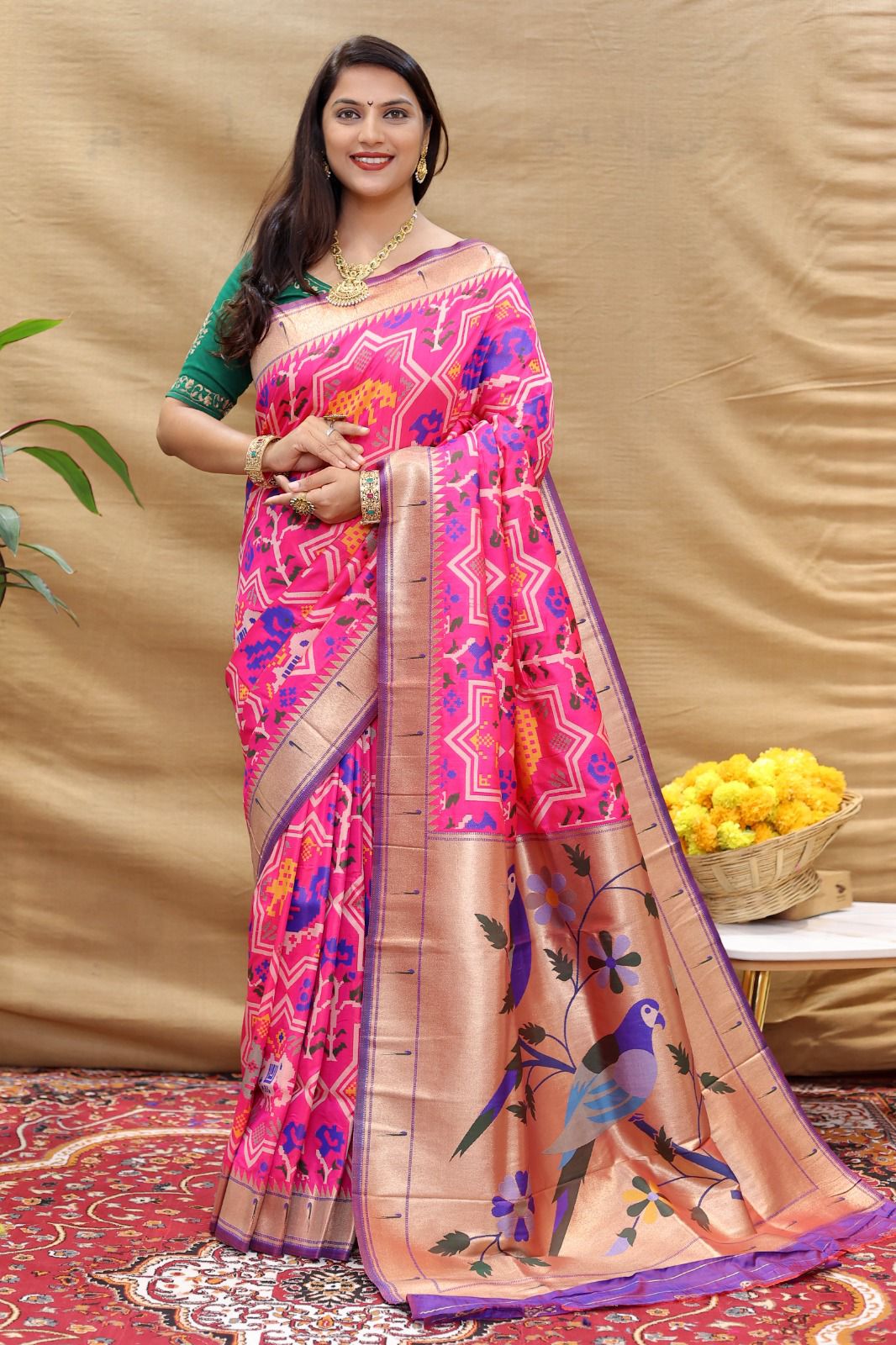 Patola Paithani By Policona Pure Silk Saree Catalog